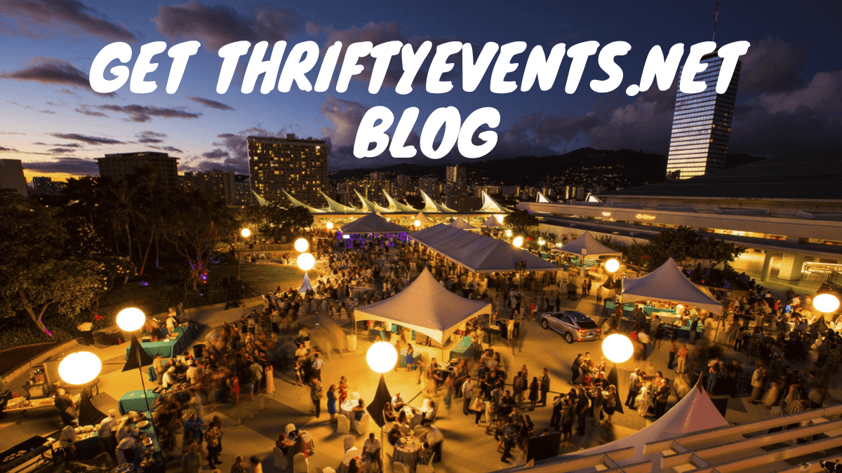 get thriftyevents.net blog